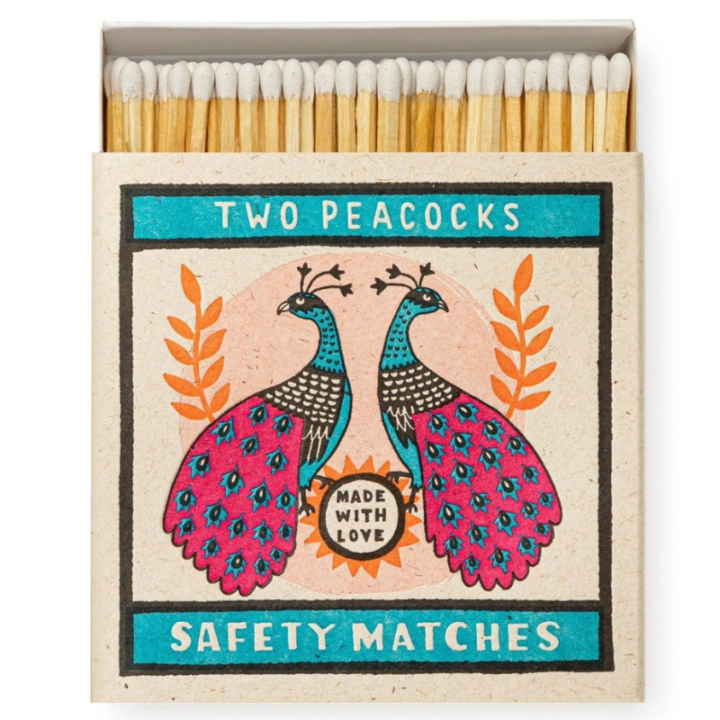 Allumettes Archivist Gallery – Deux paons