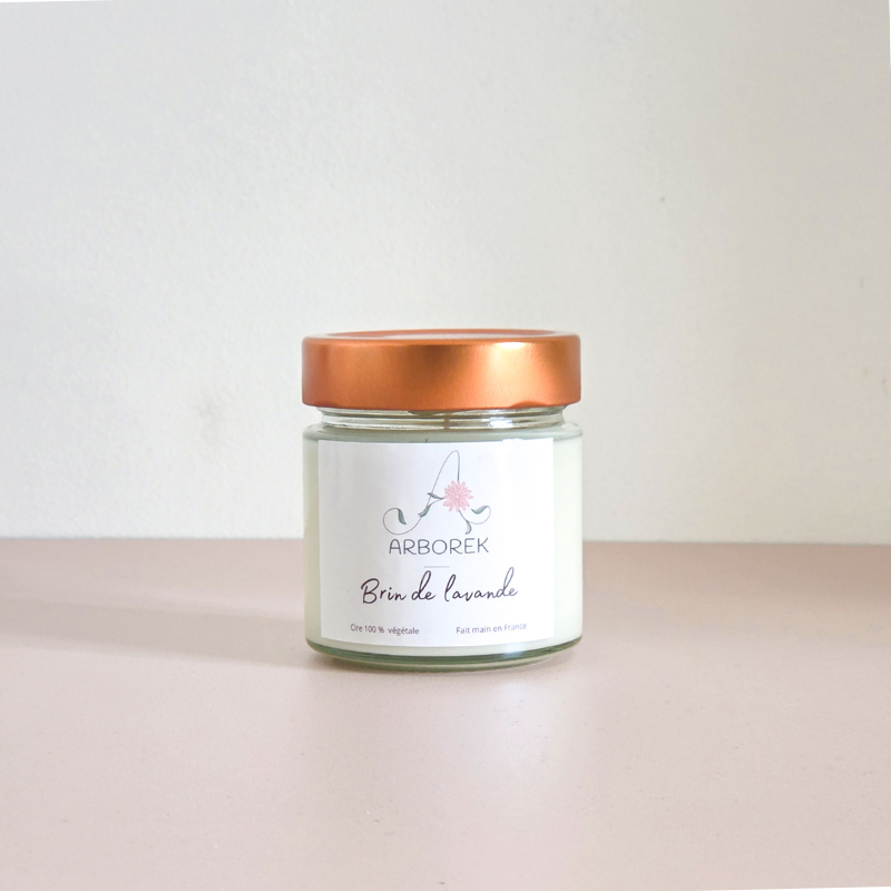 Bougie Lavande - cire végétale de soja