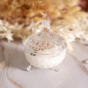 Bougie parfumée Fleur de Coton Arborek. Bougie artisanale coulée à la cire de soja. Fragrance de Grasse