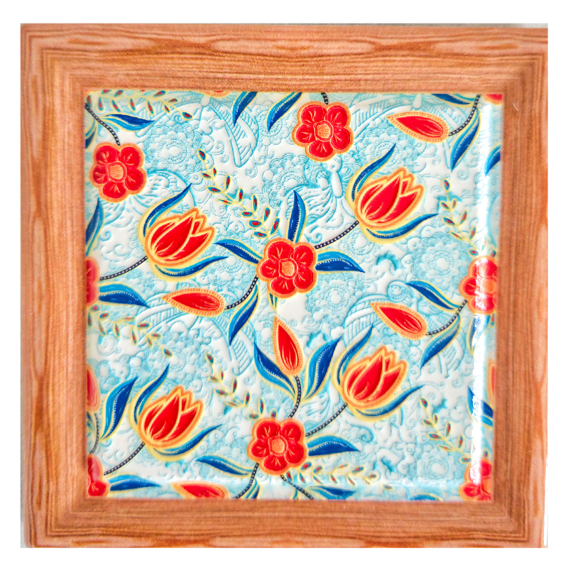 Support bougie en céramique Tulipe de Malacca