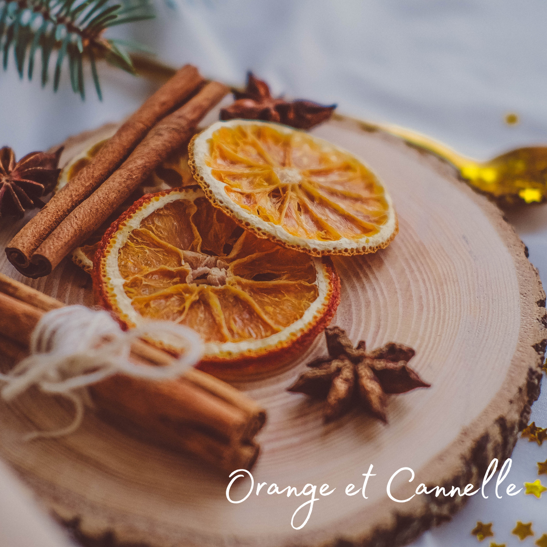Suspension parfumée en cire - Orange et Cannelle